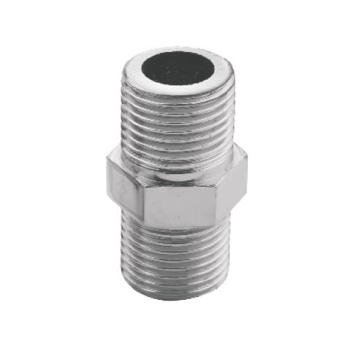 Hex Nipple 0.5 Inch x 0.5 Inch