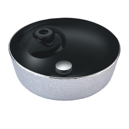 ( GA-1472 SB ) Outside Silver, Inside Black