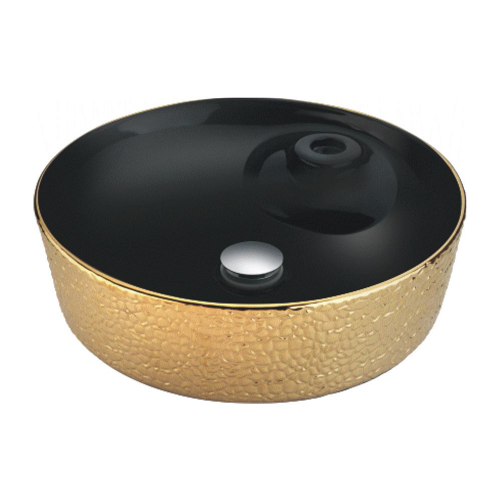 ( GA-1472 GB ) Outside Gold, Inside Black