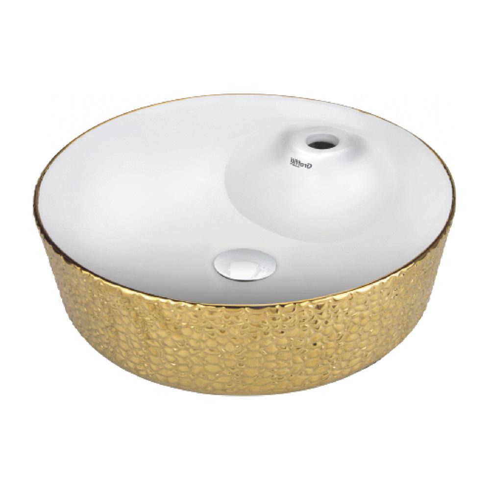 ( GA-1472 GW ) Outside Gold, Inside White
