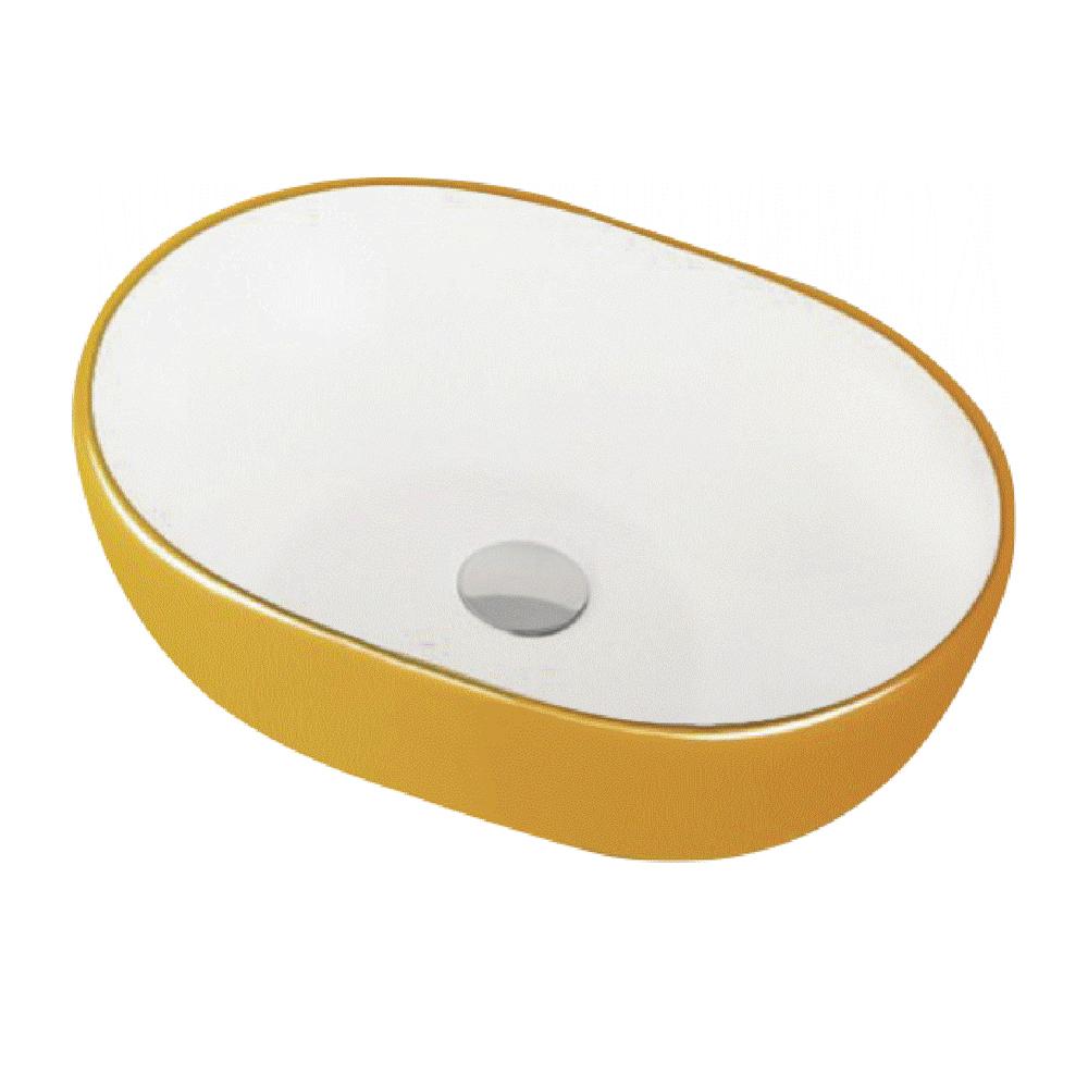 ( GA-1416 G ) Inside White Outside Gold